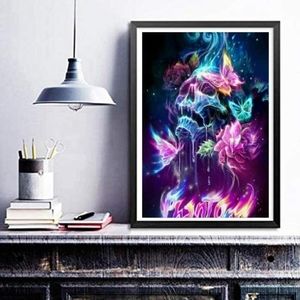 Butterfly skull 11"×17" Wall Art